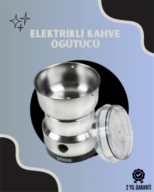 Paslanmaz Çelik Kahve Değirmeni | Düşük Gürültü, Yüksek Devir, Fındık ve Tahıl İçin Uygun - Lisinya