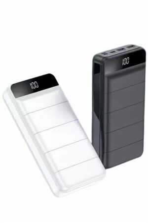 Powerbank 50.000 Mah Dijital Göstergeli Taşınabilir 4 Portlu Hızlı Powerbank - Lisinya
