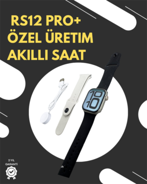 RS12 PRO+ 2025 Serisi Garantili Özel Üretim Akıllı Saat – AMOLED Ekran, GPS, 2GB Hafıza, Sesli Görüşme, Uzun Şarj Süresi - Lisinya