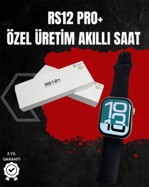 RS12 PRO+ Titanyum Kasa Akıllı Saat – Uyku ve Nabız Takibi, Suya Dayanıklı, Bluetooth Arama - Lisinya