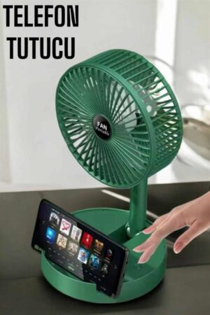Soğutucu Vantilatör Telefon Standlı Mini Fan - Lisinya