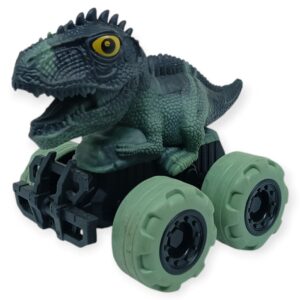 Sürtmeli Dinazor Arabalar 12 cm - H-20 - Stegosaurus - Yeşil (Lisinya)