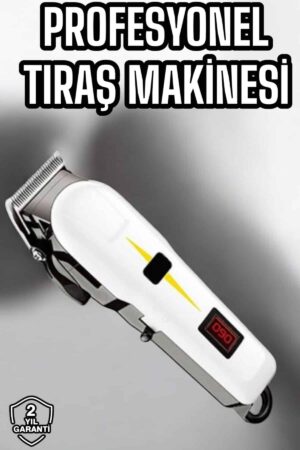 Tıraş Makinesi Profesyonel Saç Ve Sakal Kesme Milim Ayarlı Dijital Göstergeli - Lisinya