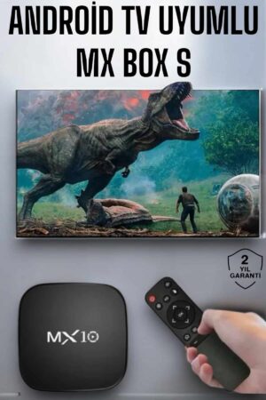 4K TV Uyumlu HD Çözünürlüklü Mx Box S 8 GB - Lisinya