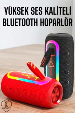 Kablosuz Bluetooth Hoparlör Uzun Pil Ömrü Taşınabilir - Lisinya