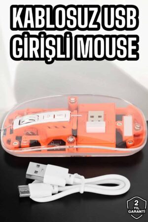 Fare Mouse Çift Modlu Kablosuz Bağlantılı 2.4GHz Destekli - Lisinya