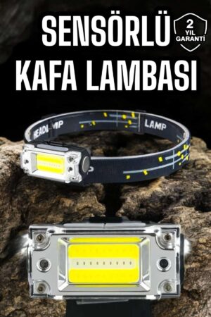 Kafa Lambası Led Fener Pratik Taşınabilir Ayarlanabilir USB Şarjlı - Lisinya