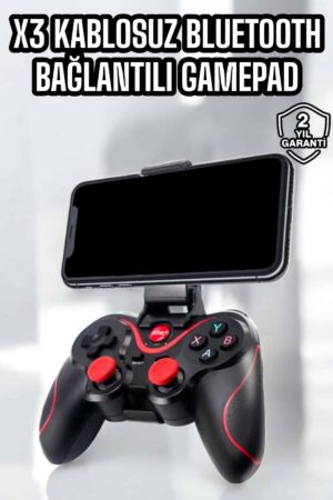 X3 Gamepad Oyun Kolu Bluetooth Bağlantılı Gamestick Android Uyumlu - Lisinya