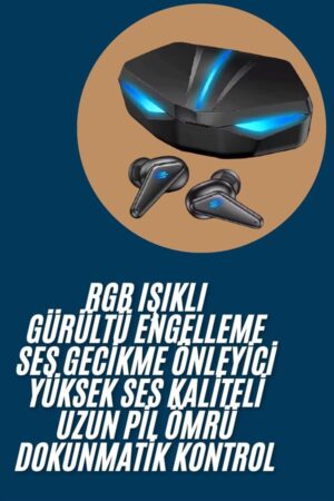 Wireless Gaming Kulaklık Mikrofonlu Bluetooth Oyuncu Kulaklığı - Lisinya
