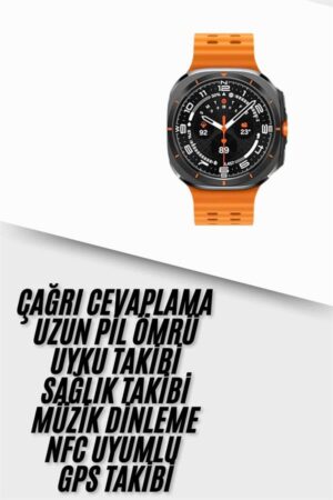 Yeni Nesil Çağrı Cevaplayabilen 47 MM Titreşimli Çok Fonksiyonlu Akıllı Saat - Lisinya