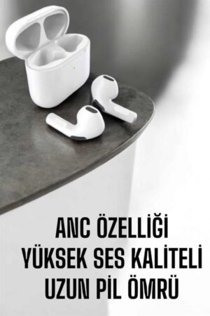 Yeni Nesil Pro Bluetooth Kulaklık Uzun Pil Ömrü Beyaz - Lisinya