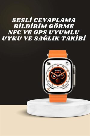 Yeni Nesil Ultra Akıllı Saat Adımsayar Uyku Takibi Nabız Sensörü - Lisinya